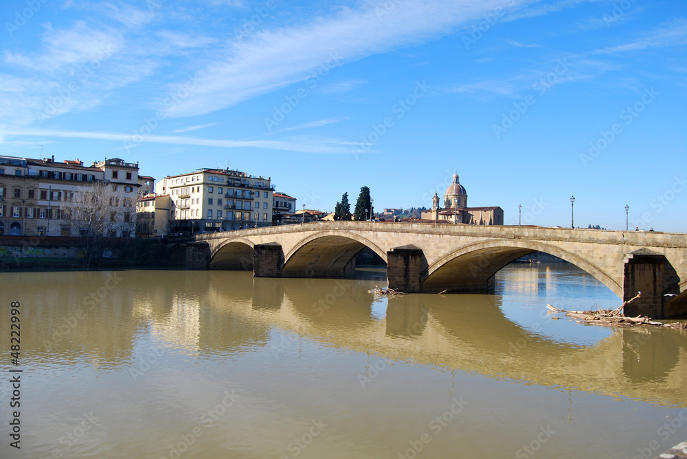 Bridge over the River Arno in Florence - 013
