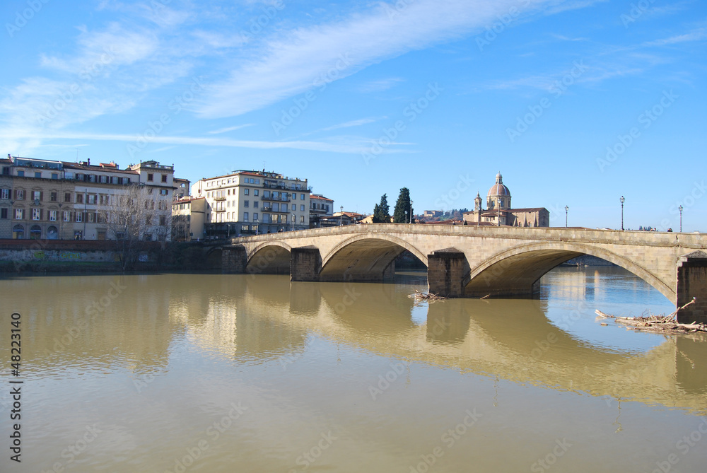 Bridge over the River Arno in Florence - 012