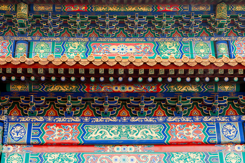 Ornate Painted Chinese Roof
