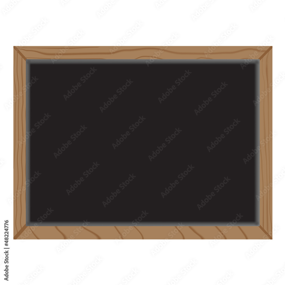 Empty blackboard isolated on white Empty blackboard isolated on white