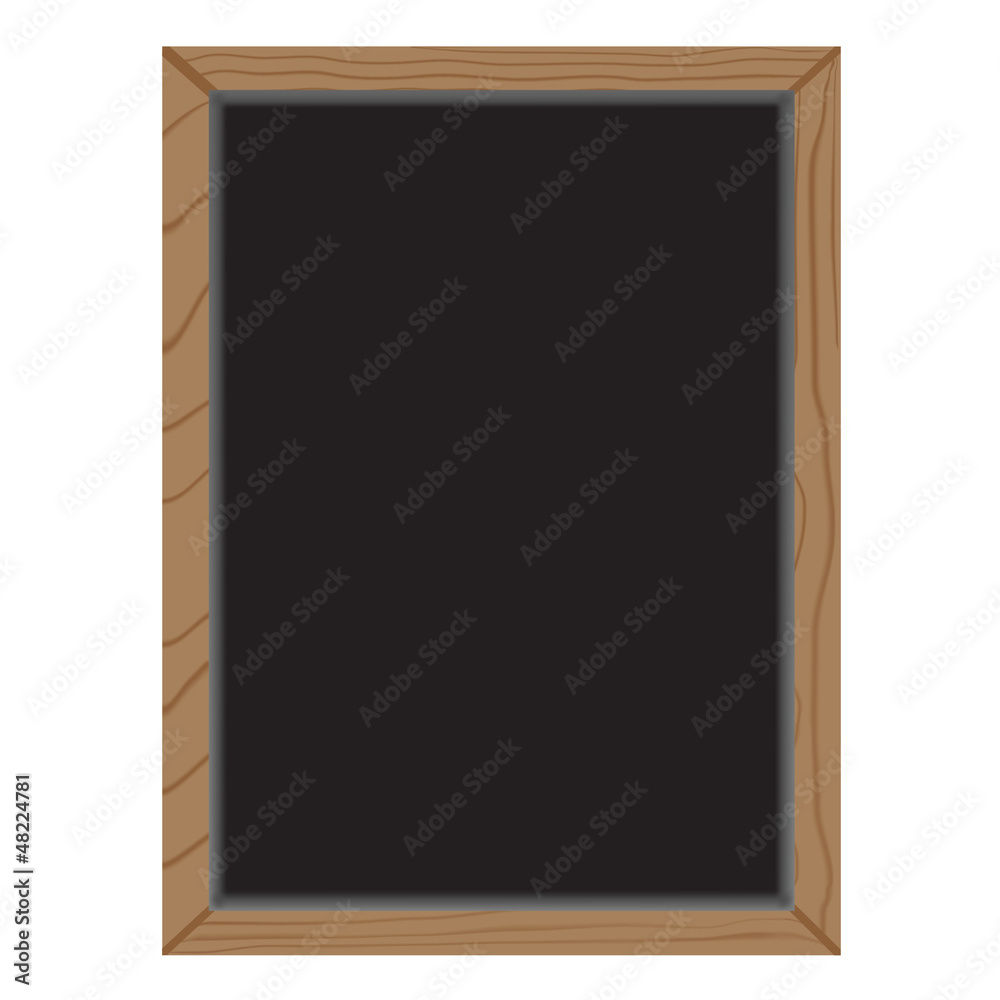 Empty blackboard isolated on white Empty blackboard isolated on white