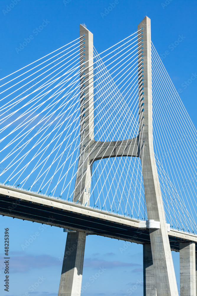 Fototapeta premium Modern bridge fragment