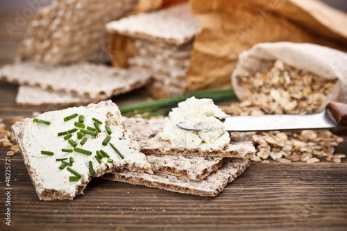 Foto Wholemeal crispbread