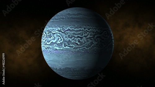 Planet neptune space, stars
