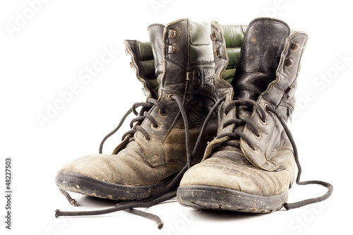 Old army boots