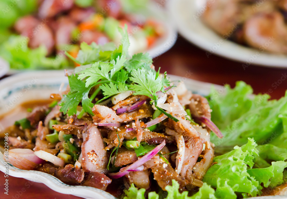 pork dish thai food pork dish thai food