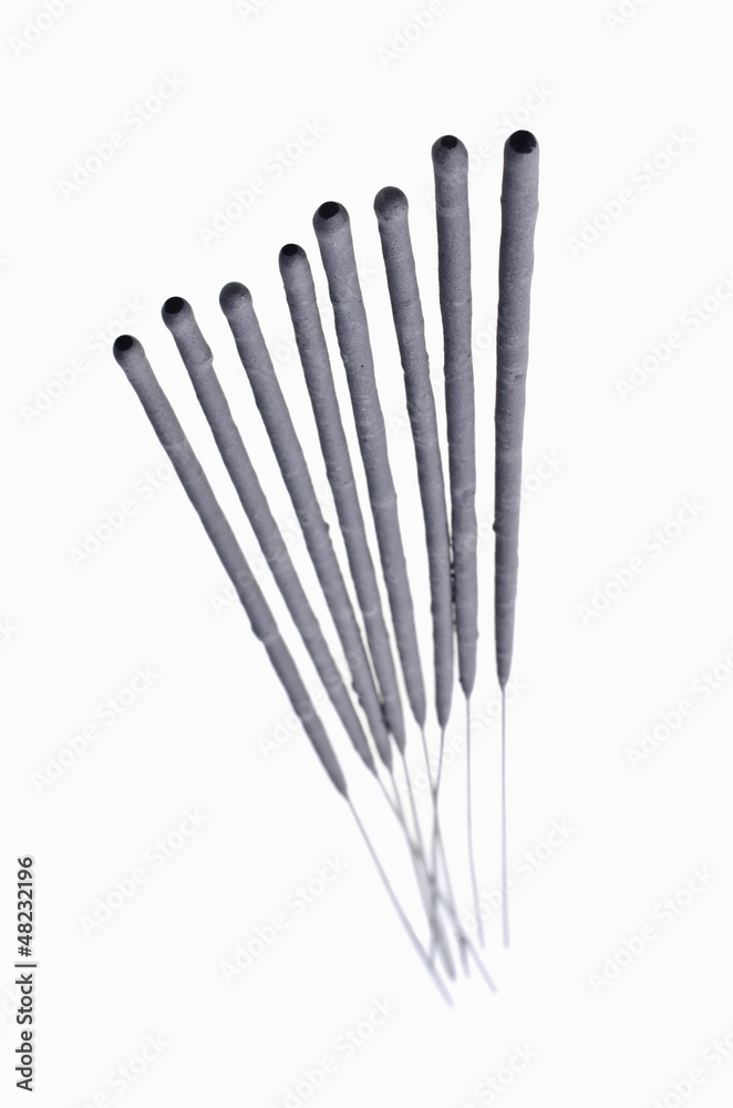 No burning sparkler, isolated over white No burning sparkler, isolated over white