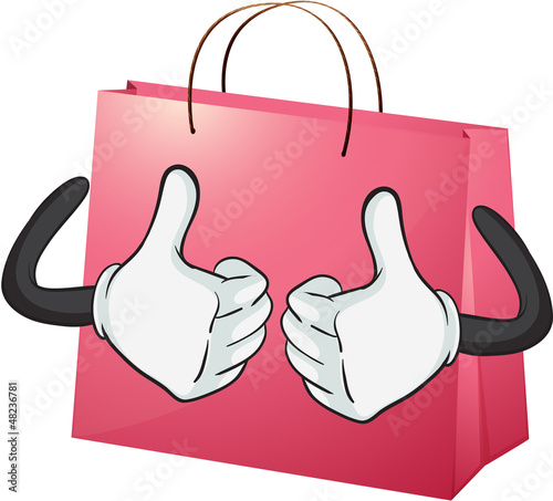 A pink bag