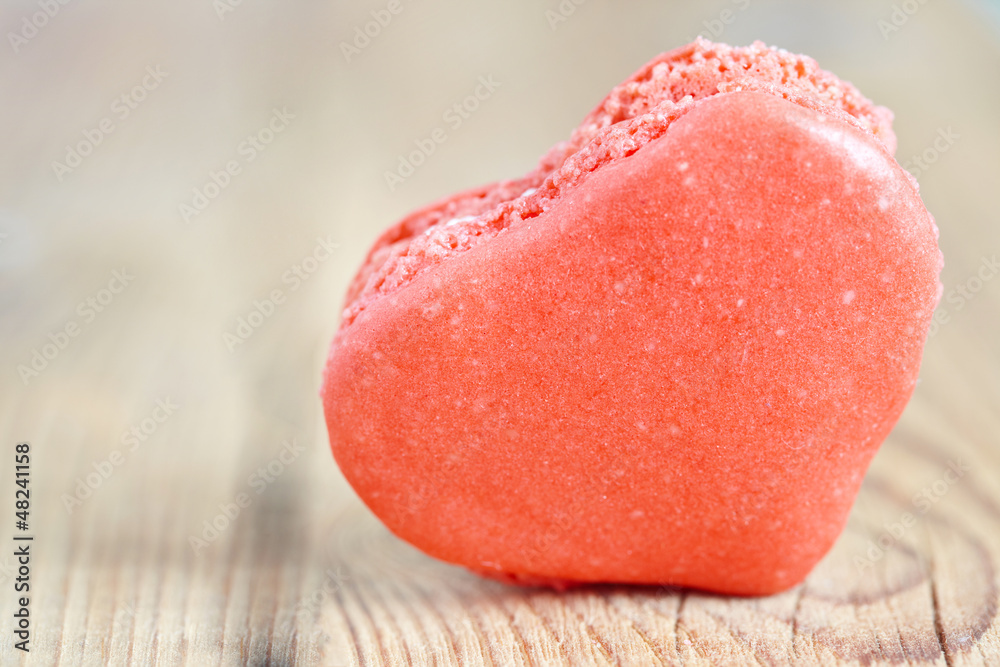Obraz premium heart shaped mararons