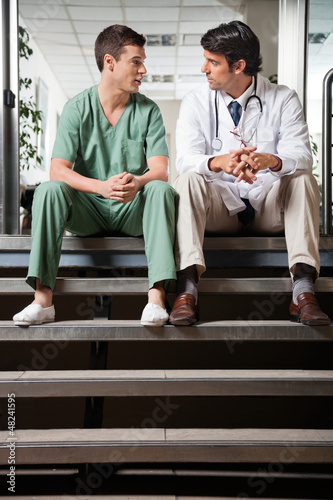 Medical Colleagues Having Discussion