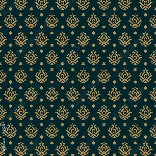 Fashion luxury pattern. Seamless texture. Vector background