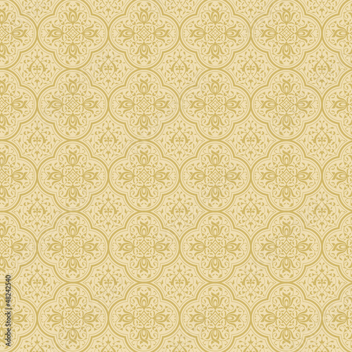 Vintage floral background. Seamless pattern. Luxury background