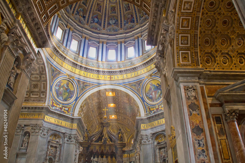 Vászonkép Interior of the Saint Peter