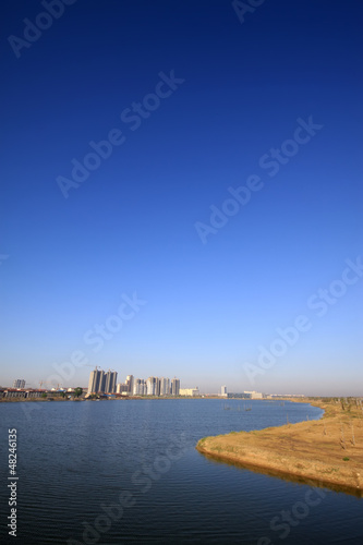 Wallpaper Mural building by the lake Torontodigital.ca