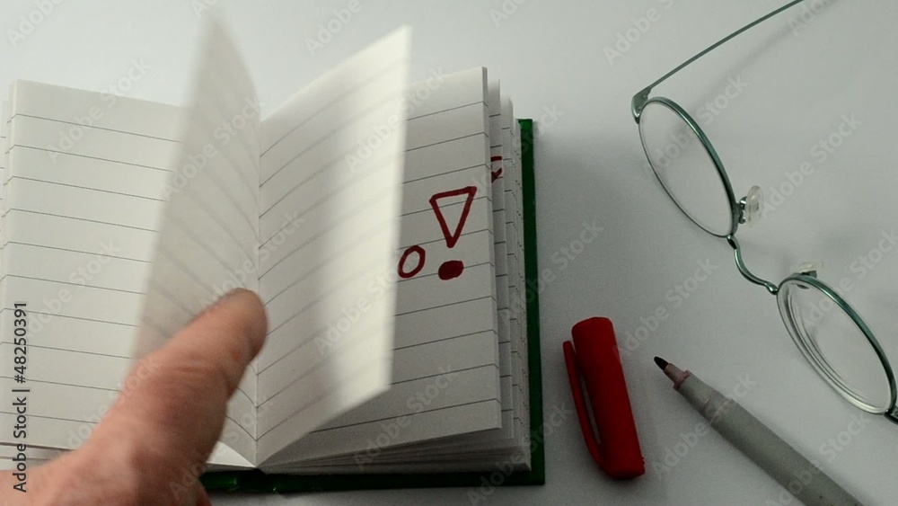Notiz im Handbuch: 