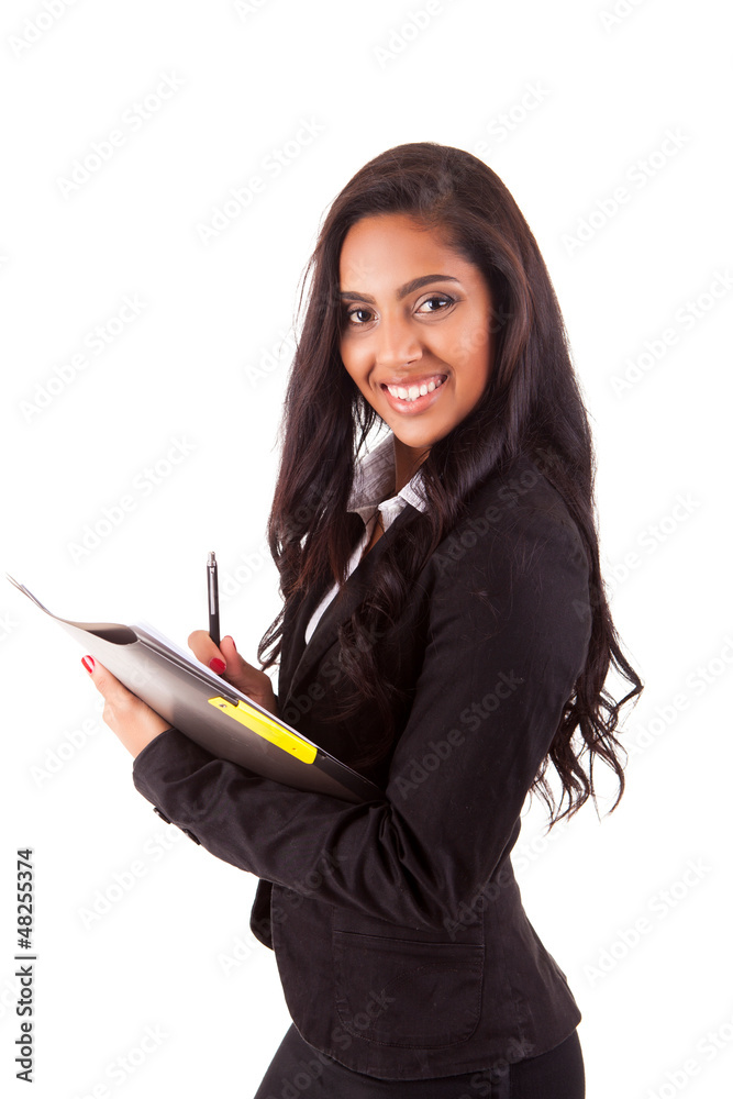 Beautiful woman scheduling an appointment Beautiful woman scheduling an appointment