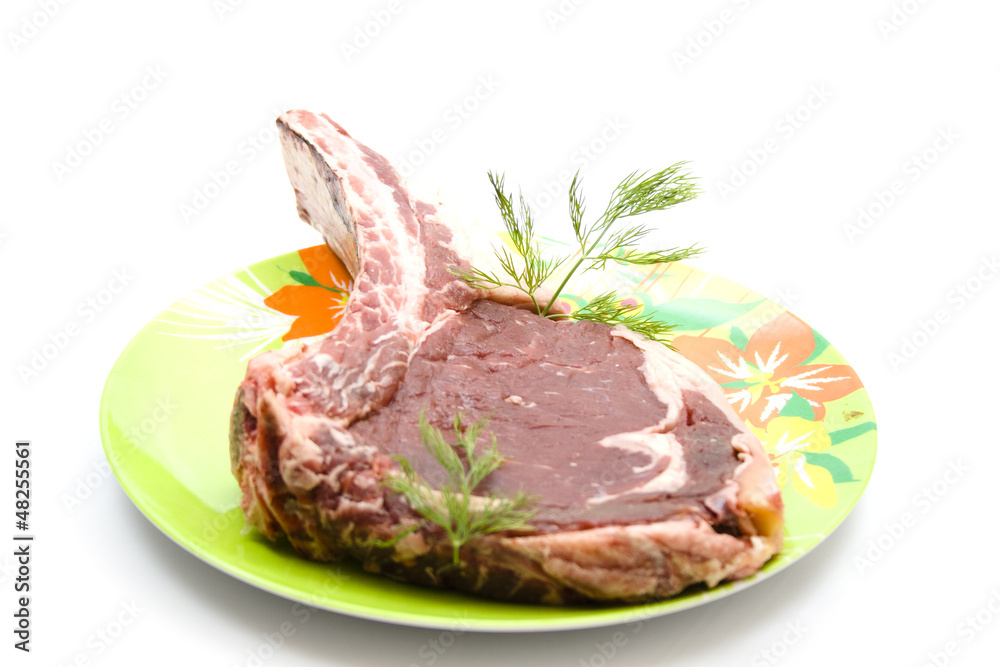 Steak vom Rind
