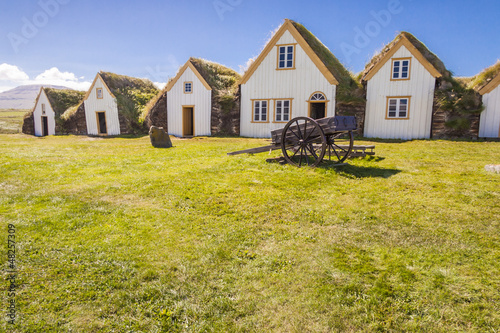 Old traditional Icelandic farm -  Glaumber photo