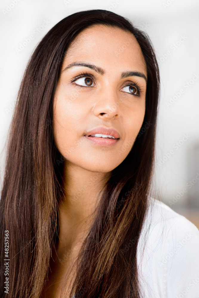 Beautiful Indian woman portrait depressed Beautiful Indian woman portrait depressed