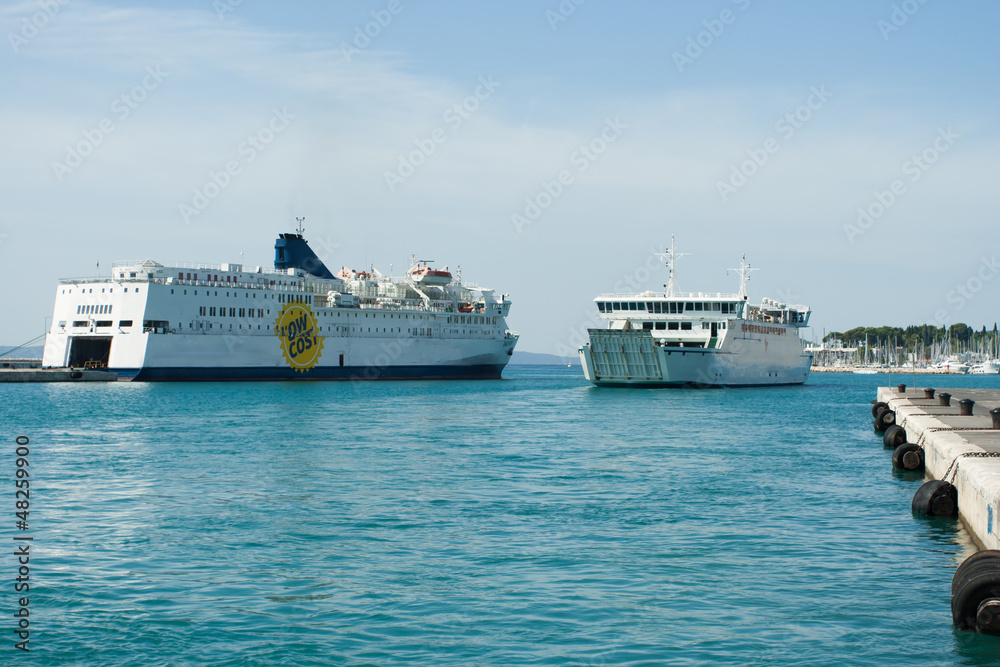 large ferry of the Sea