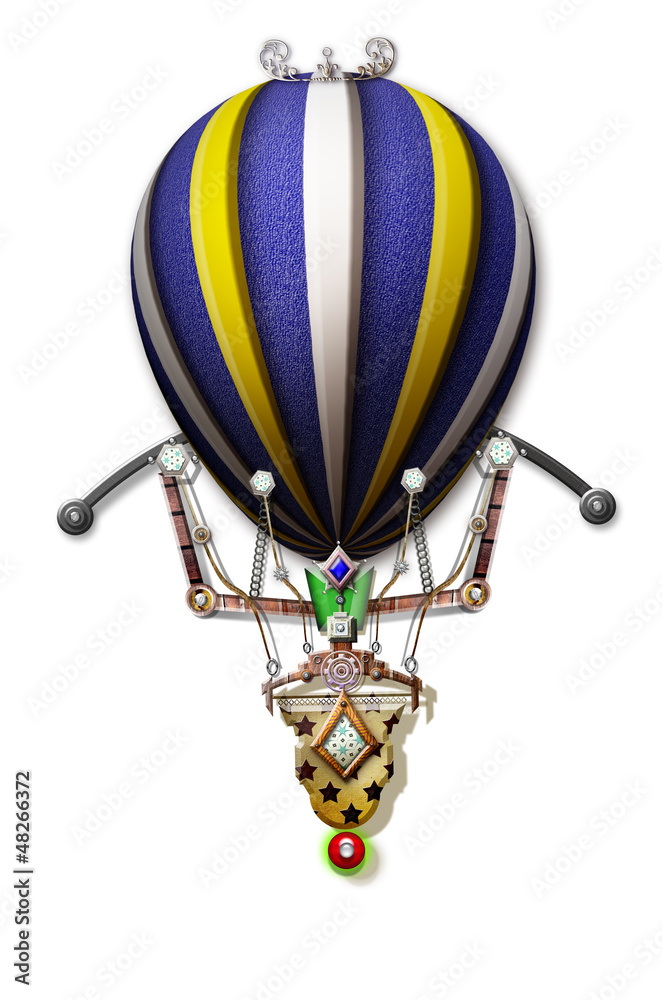 Steampunk montgolfier