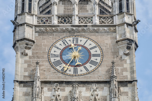 Neues Rathaus building in Munich, Germany photo