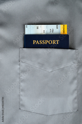 Wallpaper Mural pasport and boarding pass Torontodigital.ca