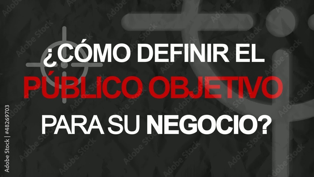 Clientes objetivo soluciones mercado negocio exitoso animación