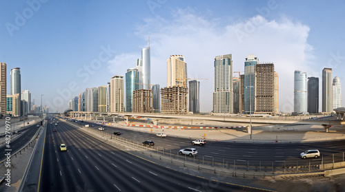Sheikh Zayed Road panorama © Stephanie Eichler