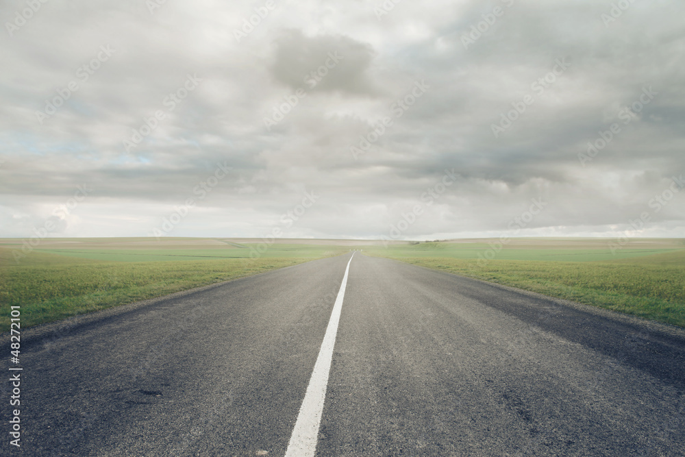 Fototapeta premium on the road