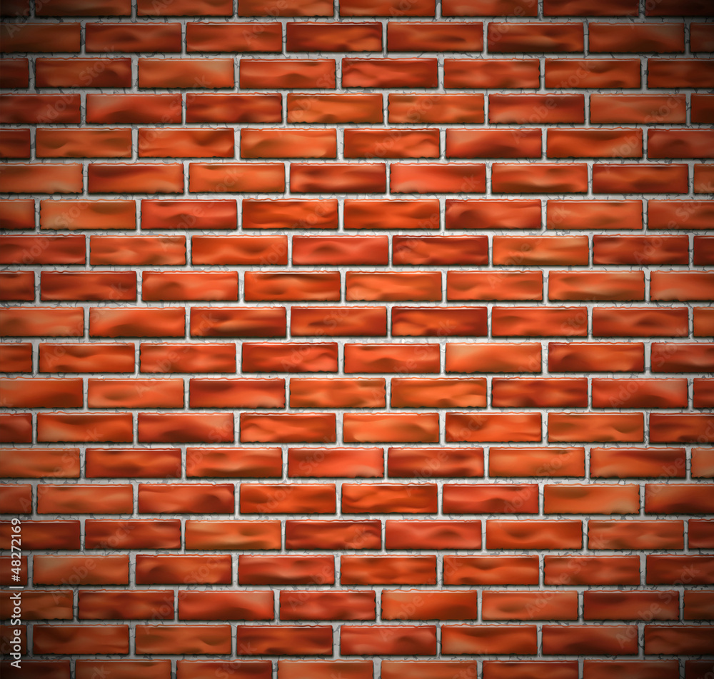 Obraz premium Red brick wall