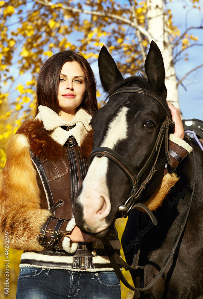 Fototapeta premium Horsewoman
