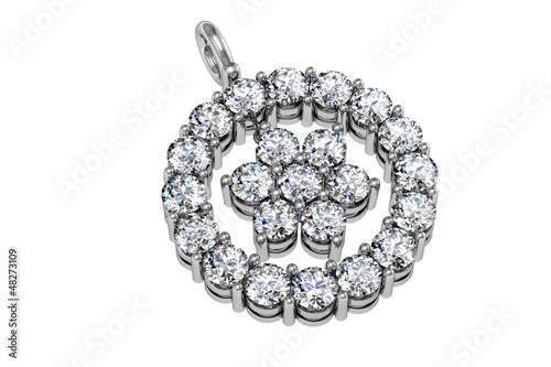 The beauty diamond pendant