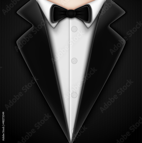 Tuxedo with bow tie