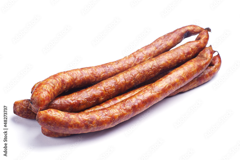 Homemade smoked sausage