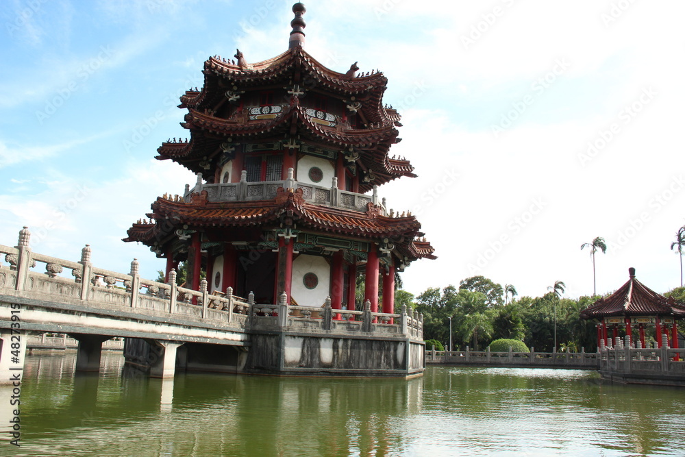 temple in peace park temple in peace park