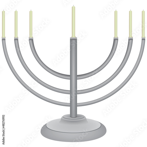 Jewish faith - a menorah