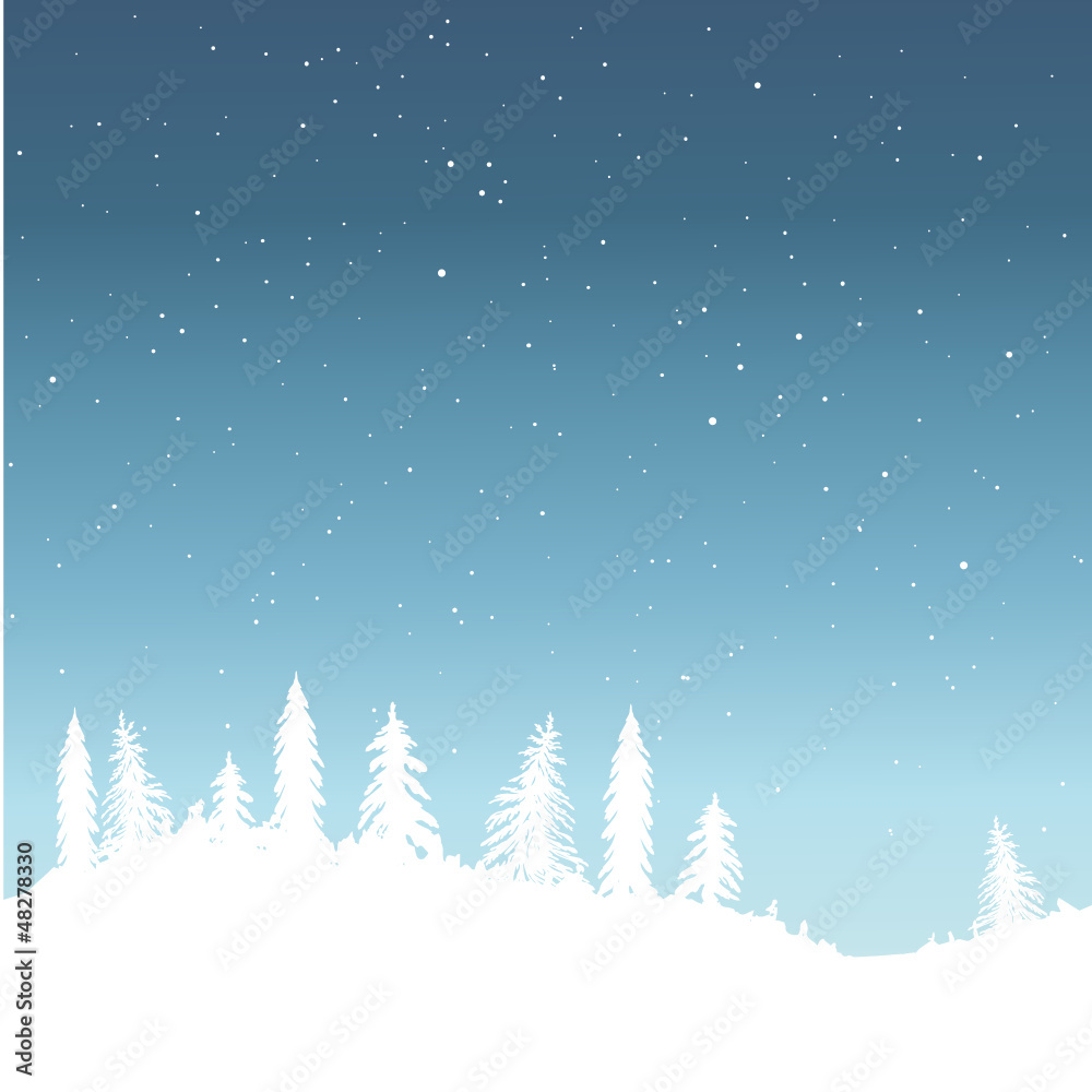 Winter, Schnee, Schneeflocken, Hintergrund