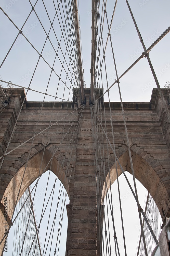 Obraz premium New York - Brooklyn Bridge