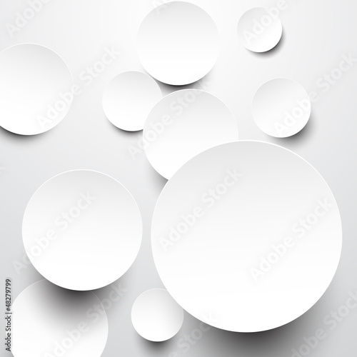 Paper white circles.