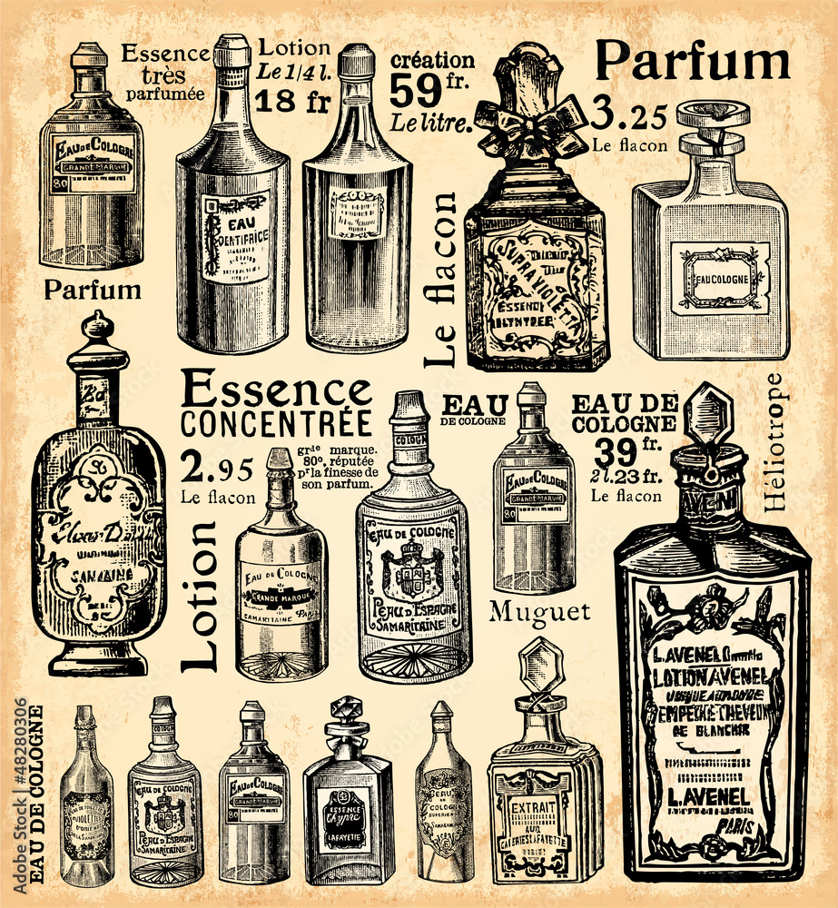 La parfumerie - obrazy, fototapety, plakaty 