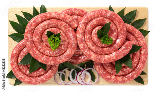 Salsiccia zampina di suino - Pork sausage photo