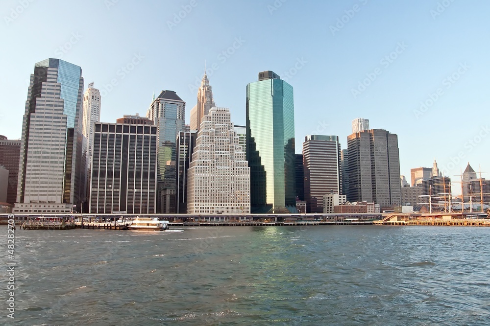 Naklejka premium Skyline Nowego Jorku