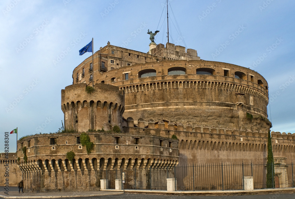 St. Angelo Castle in Rome, Italy