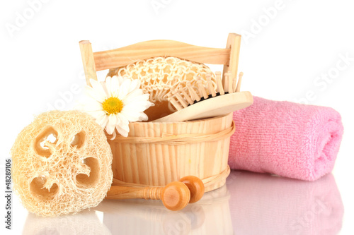 Obraz na płótnie Loofah isolated on white