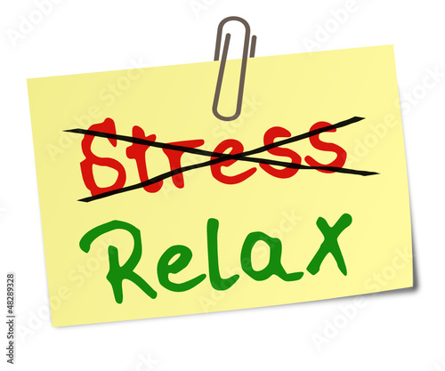 Stress Relax Post-It  #130107-svg01