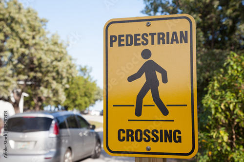 фотографія Schild Pedestrian Crossing IV