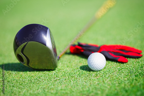 Obraz na płótnie golf in a golf club