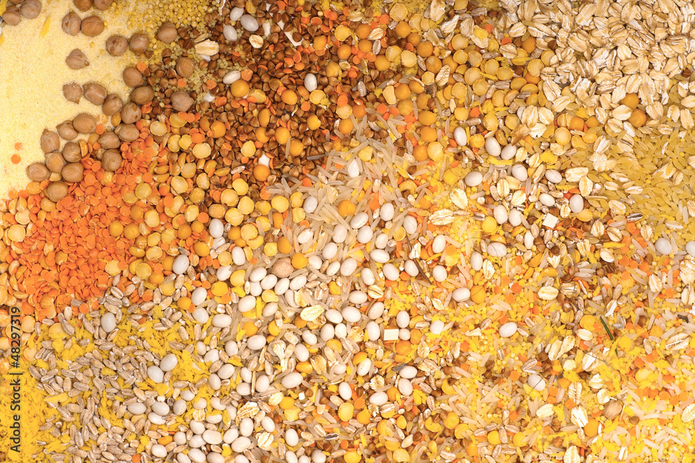 Grain mix background Grain mix background