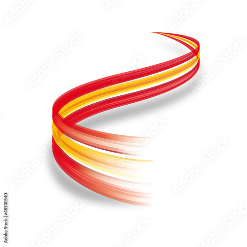 Españoles abstracto bandera
